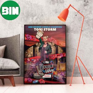 AEW Women World Champion Toni Storm Has Reclaimed The Title At AEW Double Or Nothing Home Decor Poster-Canvas