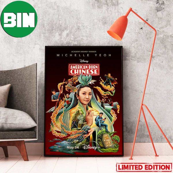 Academy Award Winner Michelle Yeoh American Born Chinese New Poster Home Decor Poster-Canvas