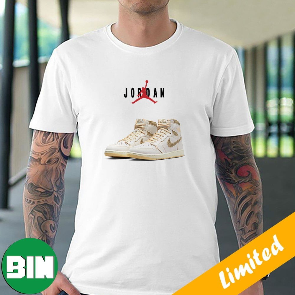 Air Jordan 1 High OG Craft Vibrations Of Naija Official Images Sneaker T-Shirt