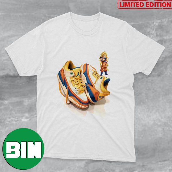 Air Jordan 3 Super Saiyan Concepts Sneaker T-Shirt