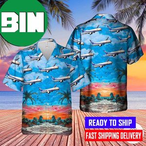 All Nippon Airways Boeing 777-381ER Hawaiian Shirt