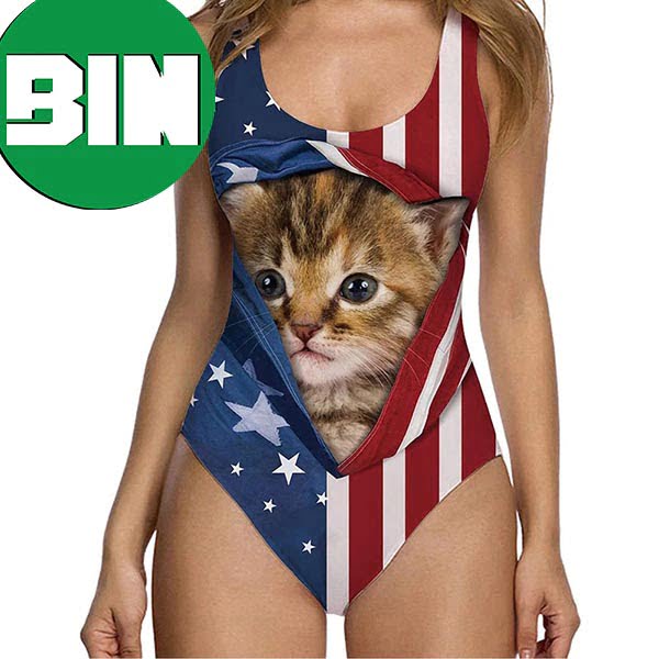 Flag Cat Funny One Piece Summer - Binteez