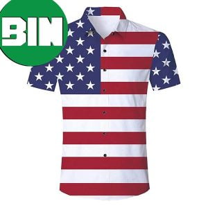 American Flag Funny Summer Hawaiian Shirt