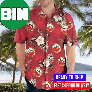 Amstel Beer Hawaiian Shirt