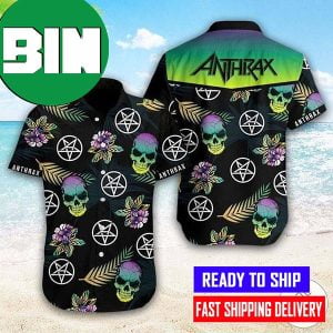 Anthrax American band Hawaiian Shirt