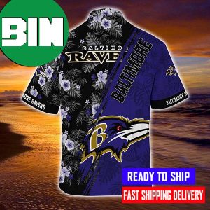Baltimore Ravens NFL Summer Beach Hawaiian Shirt