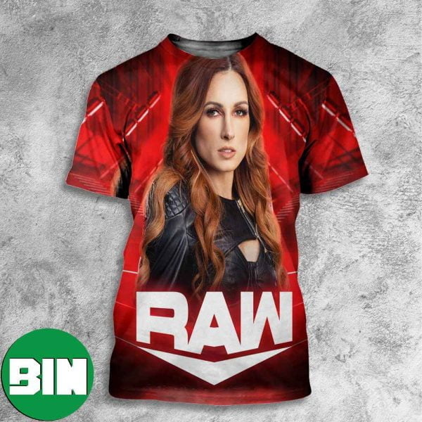 Becky Lynch WWE Is Back WWE Monday Night Raw WWE Network All Over Print Shirt