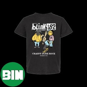 Blink-182 Crappy Punk Rock Since 1992 The Boys Youth Fan Gifts T-Shirt