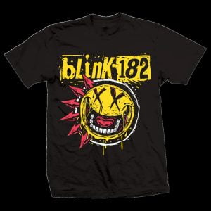 Blink-182 Punk Smiley Emotion Fan Gifts T-Shirt