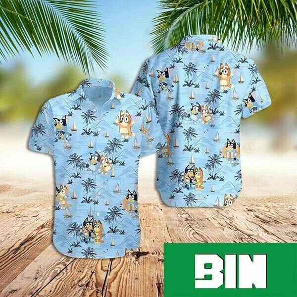 Bluey Hawaiian Shirt Bluey Dad Life Family Summer 2023 Hawaiian Shirt