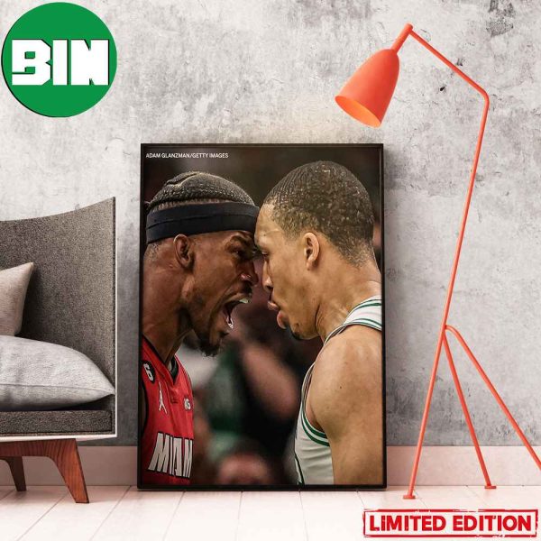 Boston Celtics vs Miami Heat Grant Williams Poked The Wrong Bear And Jimmy Butler Ate Him Alive Home Decor Poster-Canvas