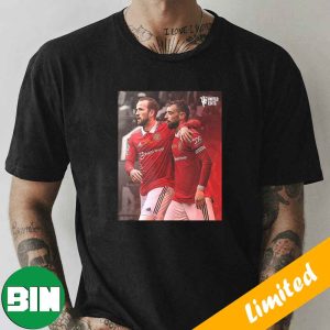 Bruno Fernandes x Harry Kane Partnership At Old Trafford Manchester United Fan Gifts T-Shirt
