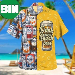 Busch Light Drink More Busch Beer Summer 2023 Hawaiian Shirt