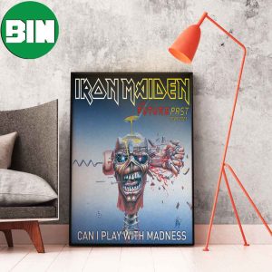 Can I Play With Madness Iron Maiden The Future Past Tour 2023 Home Decor Poster-Canvas