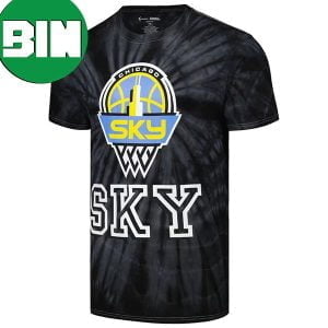 Chicago Sky Stitches Unisex Tie-Dye Logo WNBA Fan Gifts T-Shirt