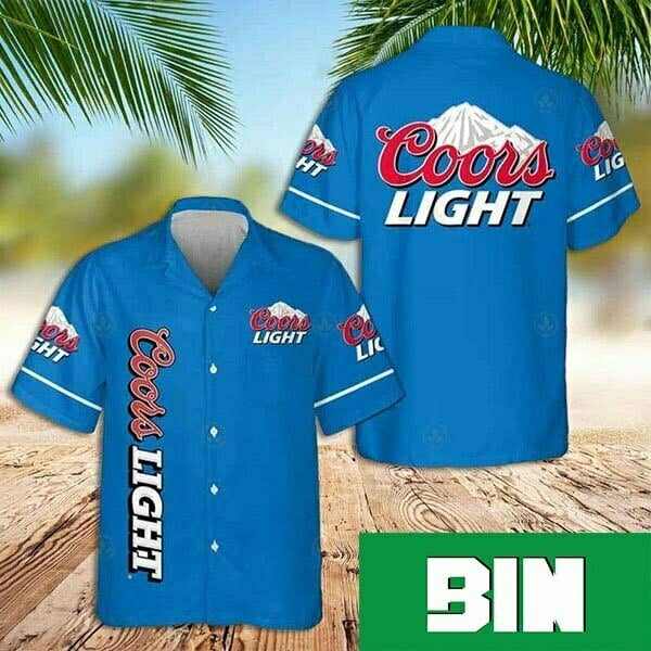 Coors Light Hawaiian Shirt Blue Summer 2023 Hawaiian Shirt
