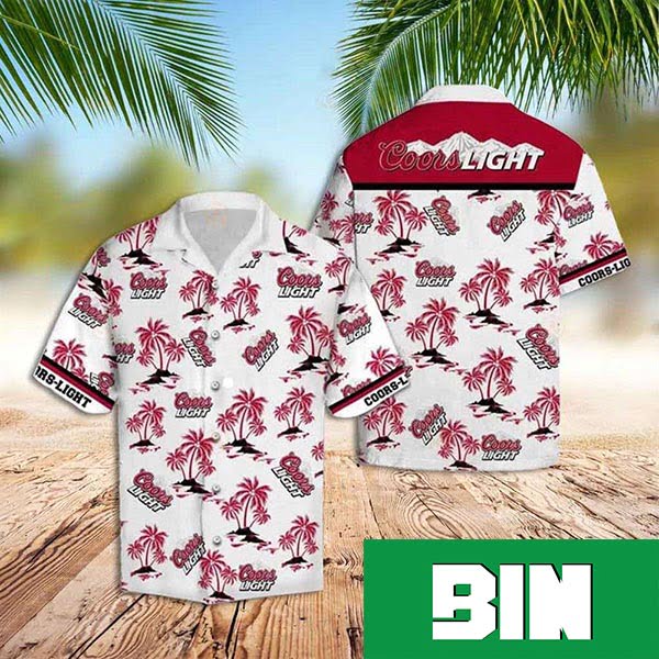 Coors Light Hawaiian Shirt Coconut Summer 2023 Hawaiian Shirt