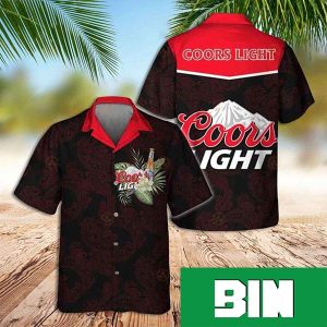 Coors Light Hawaiian Shirt Polynesian Tribal Summer 2023 Hawaiian Shirt