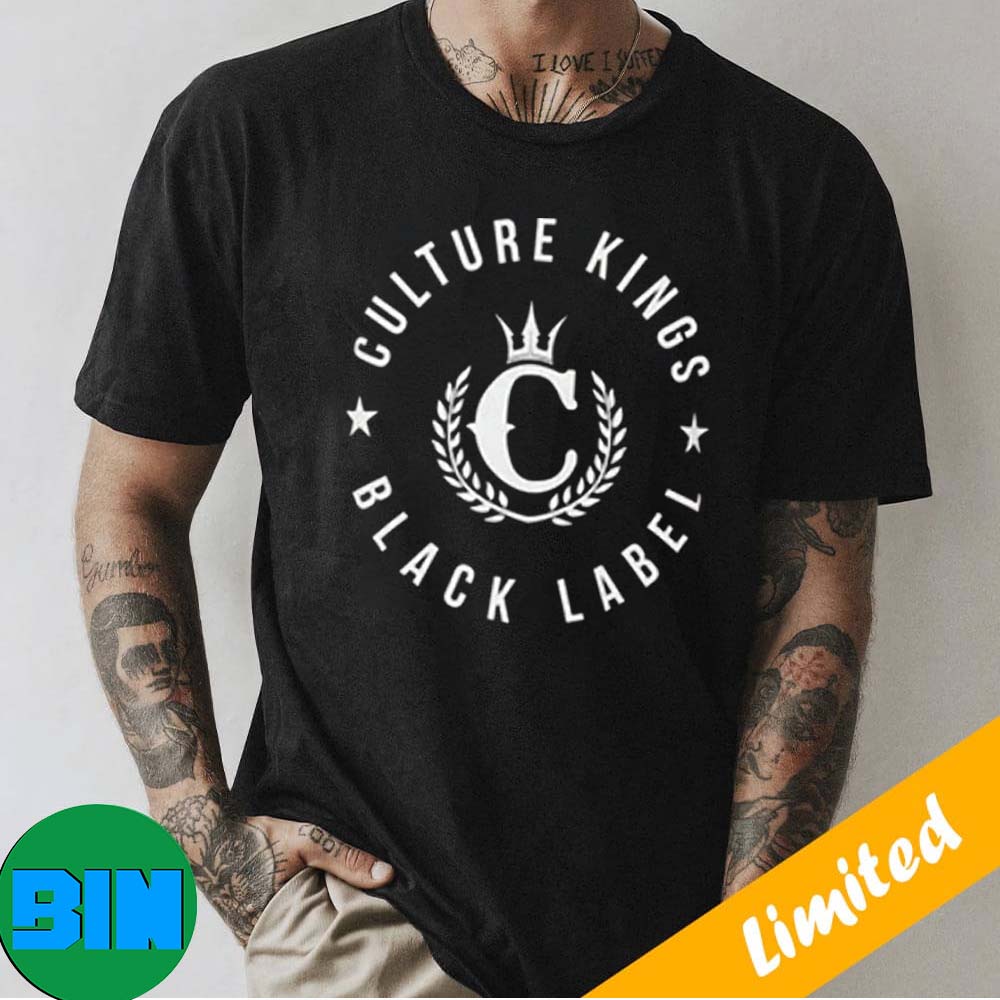 Culture Kings Black Label Logo Fan Gift T-shirt