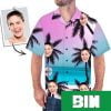 Custom Face Hawaiian Shirt Personalized Space Galaxy Hawaiian Shirt Pattern Summer 2023