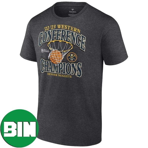 Denver Nuggets Fanatics Branded NBA Finals 2023 Western Conference Champions Pass Hoops Fan Gifts T-Shirt