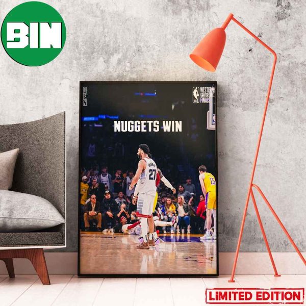 Denver Nuggets Win Congrats Nuggets First Win In Franchise History NBA Finals 2023 Home Decor Poster-Canvas
