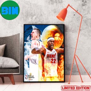 Denver Nuggets vs Miami Heat In The Finals NBA 2023 Poster Canvas