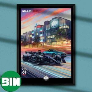 Feeling The F1 Miami Vibes We Head Over To The Miami International Autodrome Miami GP Home Decor Poster-Canvas