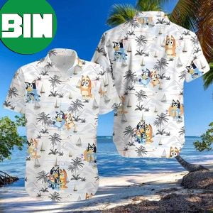 Funny Bluey Summer 2023 Family Hawaiian Shirt