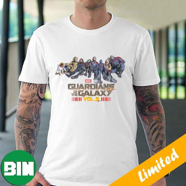 Guardians Of The Galaxy Volume 3 All Guardians Marvel Studios Fan Gifts T-Shirt
