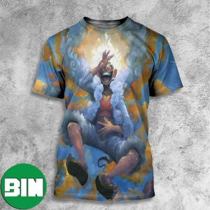 Happy Birth Day Monkey D Luffy One Piece by Wafalo All Over Print Shirt