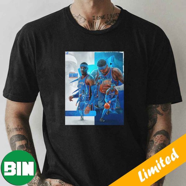 Happy Retirement Carmelo Anthony Thank You Fan Gifts T-Shirt