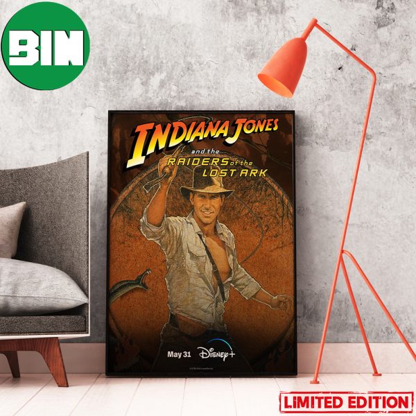 Indiana Jones And The Raiders Of The Lost Ark Movie Home Decor Poster-Canvas
