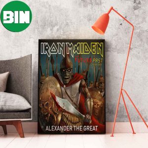 Iron Maiden Alexander The Great The Future Past Tour 2023 Home Decor Poster-Canvas