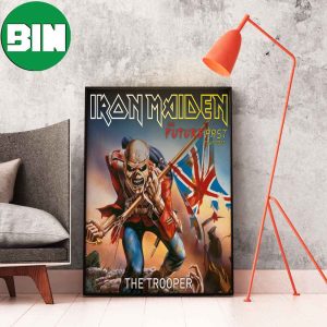 Iron Maiden The Trooper The Future Past Tour 2023 Home Decor Poster-Canvas