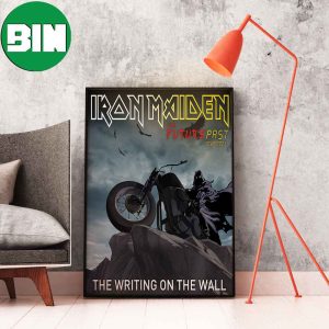Iron Maiden The Writing On The Wall The Future Past Tour 2023 Home Decor Poster-Canvas