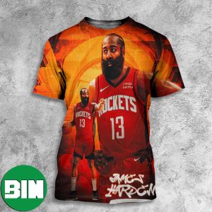 James Harden To Houston Rockets NBA Playoffs 2023 All Over Print Shirt