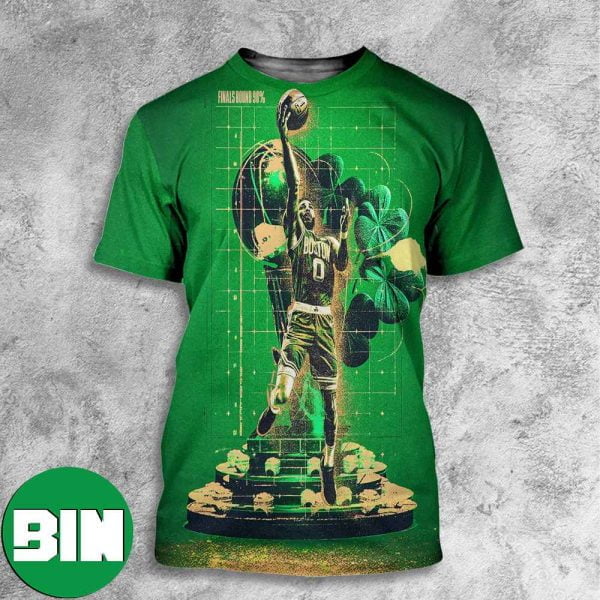 Jayson Tatum Art Graphic For Fans Boston Celtics NBA Playoffs 2023 All Over Print Shirt