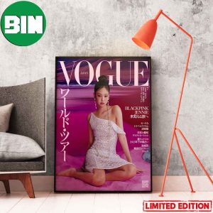 Jennie Black Pink Covers The July Issue Of Vogue Japan Home Decor Poster-Canvas