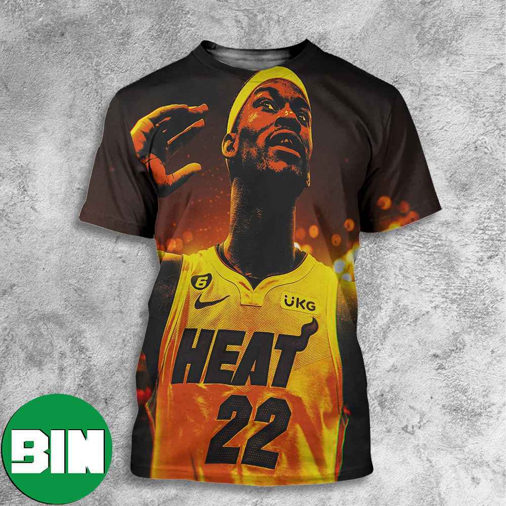 Jimmy Butler And Miami Heat Look For A Clean Sweep Tonight NBA Playoffs 2023 All Over Print Shirt