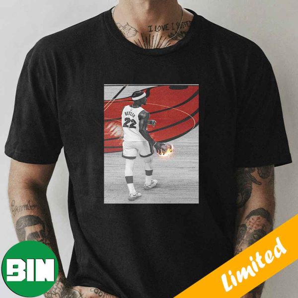 Jimmy Butler Is So Hot Miami Heat Deafeat Boston Celtics In Game 1 NBA Playoffs 2023 Fan Gifts T-Shirt