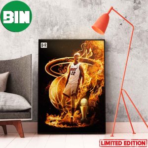 Jimmy Butler Wins ECF MVP Congrats Miamia Heat NBA Finals 2023 Home Decor Poster-Canvas