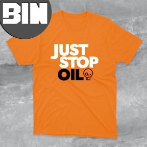 Juss Stop Oil T-shirt