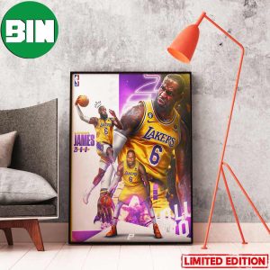 LeBron James And The Los Angeles Lakers Were Balling Last Night NBA Playoffs 2023 vs Golden State Warriors Poster-Canvas