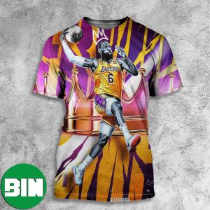 LeBron James King James Los Angeles Lakers NBA Playoffs 2023 All Over Print Shirt