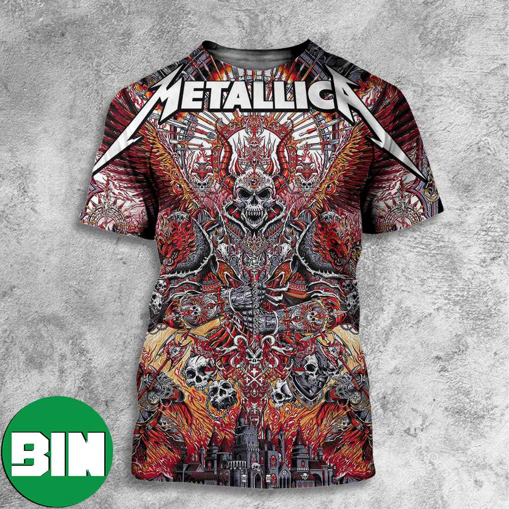 Metallica Juan Ma Orozco M72 Hamburg 2023 All Over Print T-Shirt