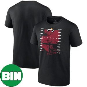 Miami Heat Fanatics Branded 2023 Eastern Conference Champions Free Throw Courtside Fan Gifts T-Shirt