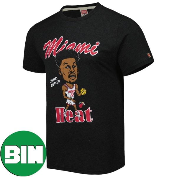 Miami Heat Jimmy Butler Homage Caricature NBA Playoffs 2023 Win Boston Celtics T-Shirt