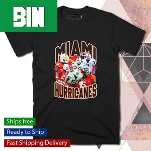 Miami Hurricanes 2001 Football Vintage Fan Gifts T-Shirt