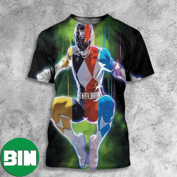 Mighty Morphin Power Rangers 30 All Over Print Shirt